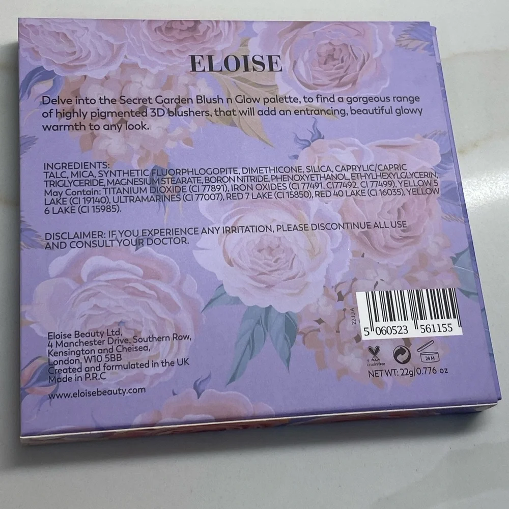 ELOISE 3D BLUSH N GLOW PALETTE NEW
